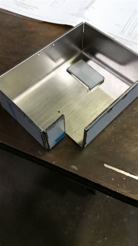 how to make stainless steel box|how to cut sheet metal box.